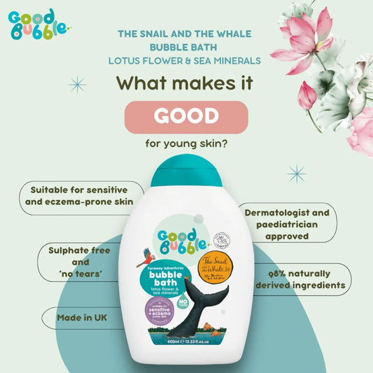 Good Bubble The Snail & The Whale Lotus Flower Bubble Bath 400ml
