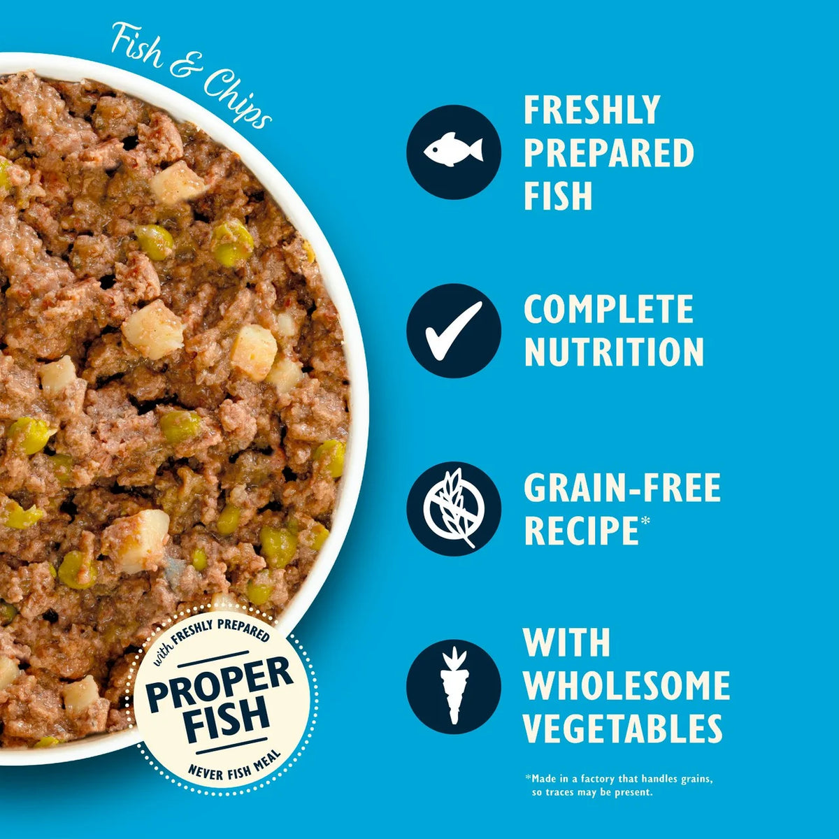 Lily's Kitchen Fish and Chips for Dogs 150g