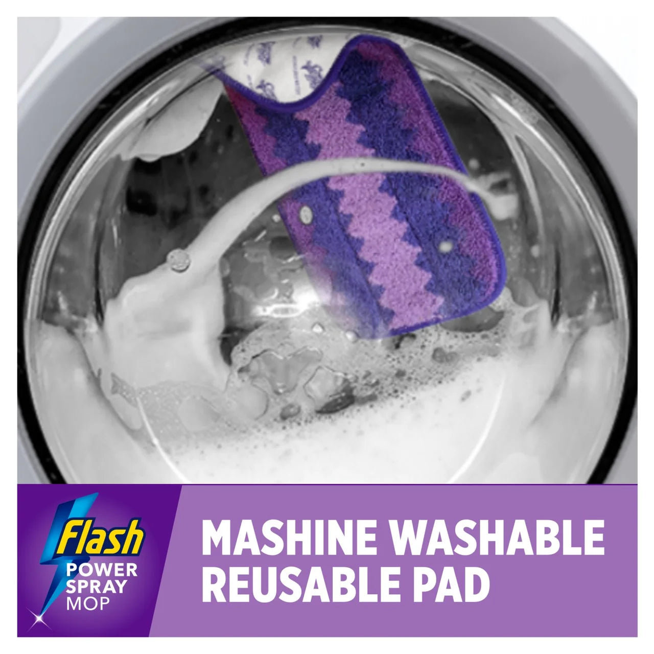Flash Power Spray Mop Washable Microfibre Pad