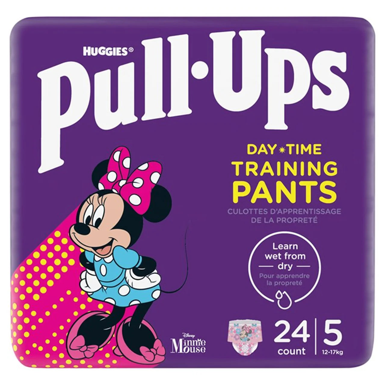 Huggies Pull-Ups Explorers Girls Nappy Pants, Size 4-5+ (1.5-3 Yrs) 24 per pack