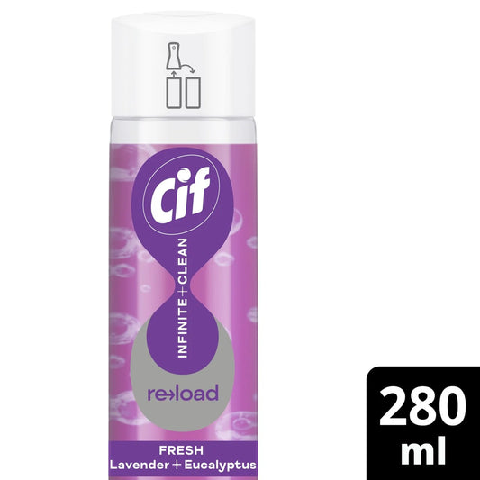 Cif Infinite Clean Lavender & Eucalyptus All In One Reload Cleaner Refill 280ml