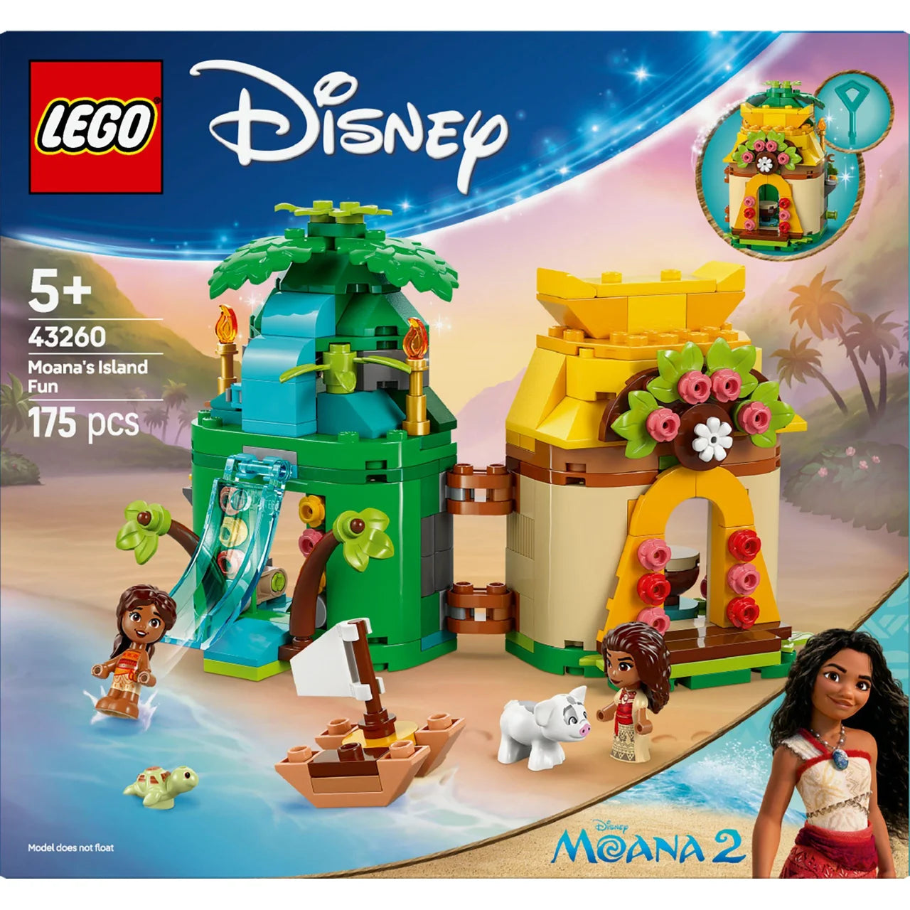 LEGO Disney Princess Moana's Island Fun 43260 5+