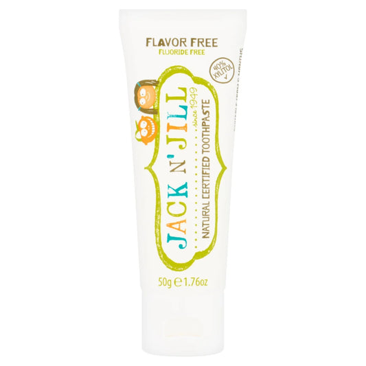 Jack N' Jill Natural Certified Toothpaste Flavour Free 50g
