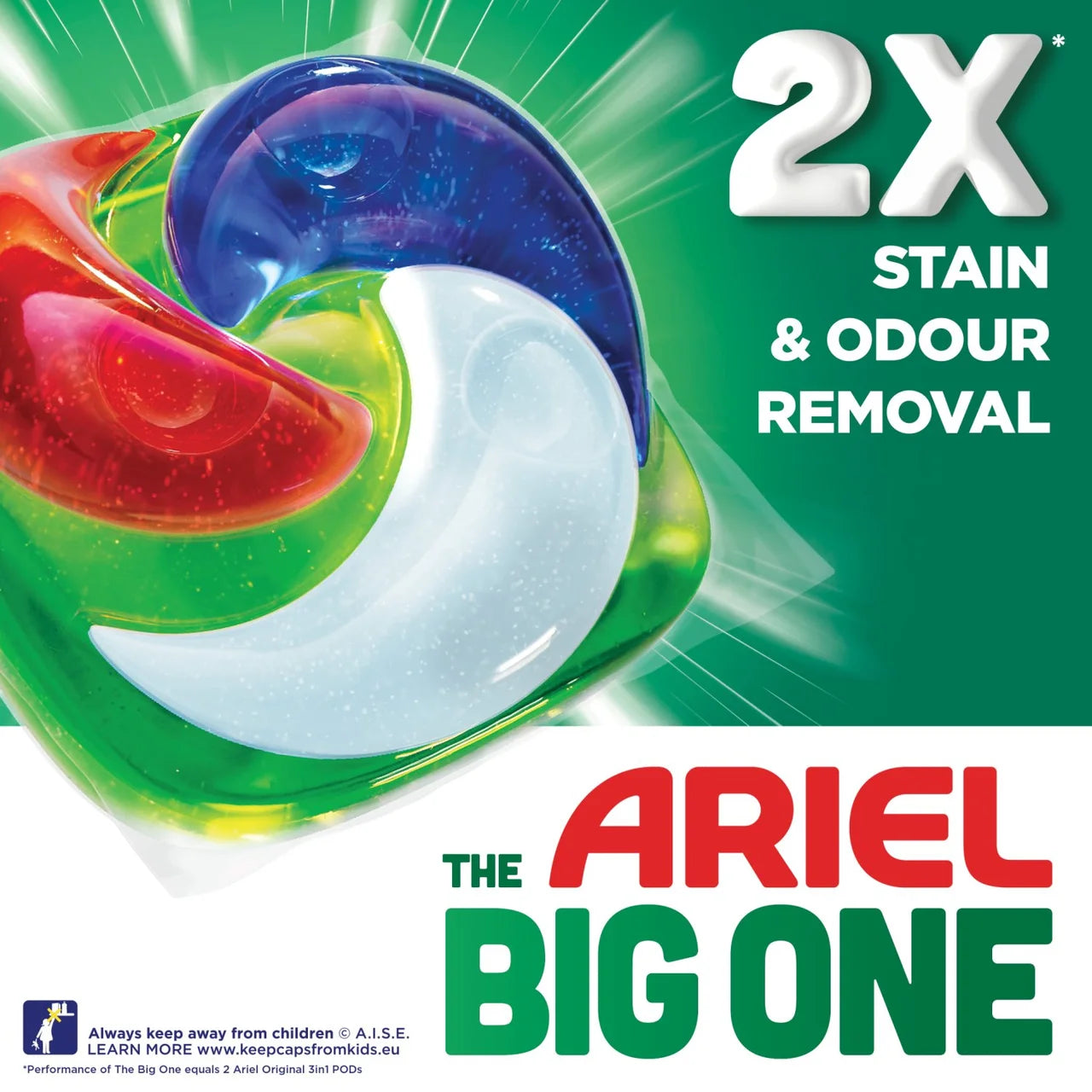 Ariel The Big One Original Washing Liquid Pods 21 washes