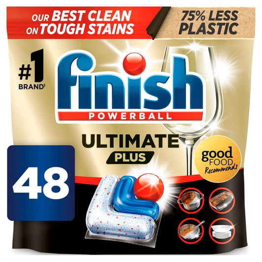 Finish Ultimate Plus All In One Dishwasher Tablets Fresh 48 per pack