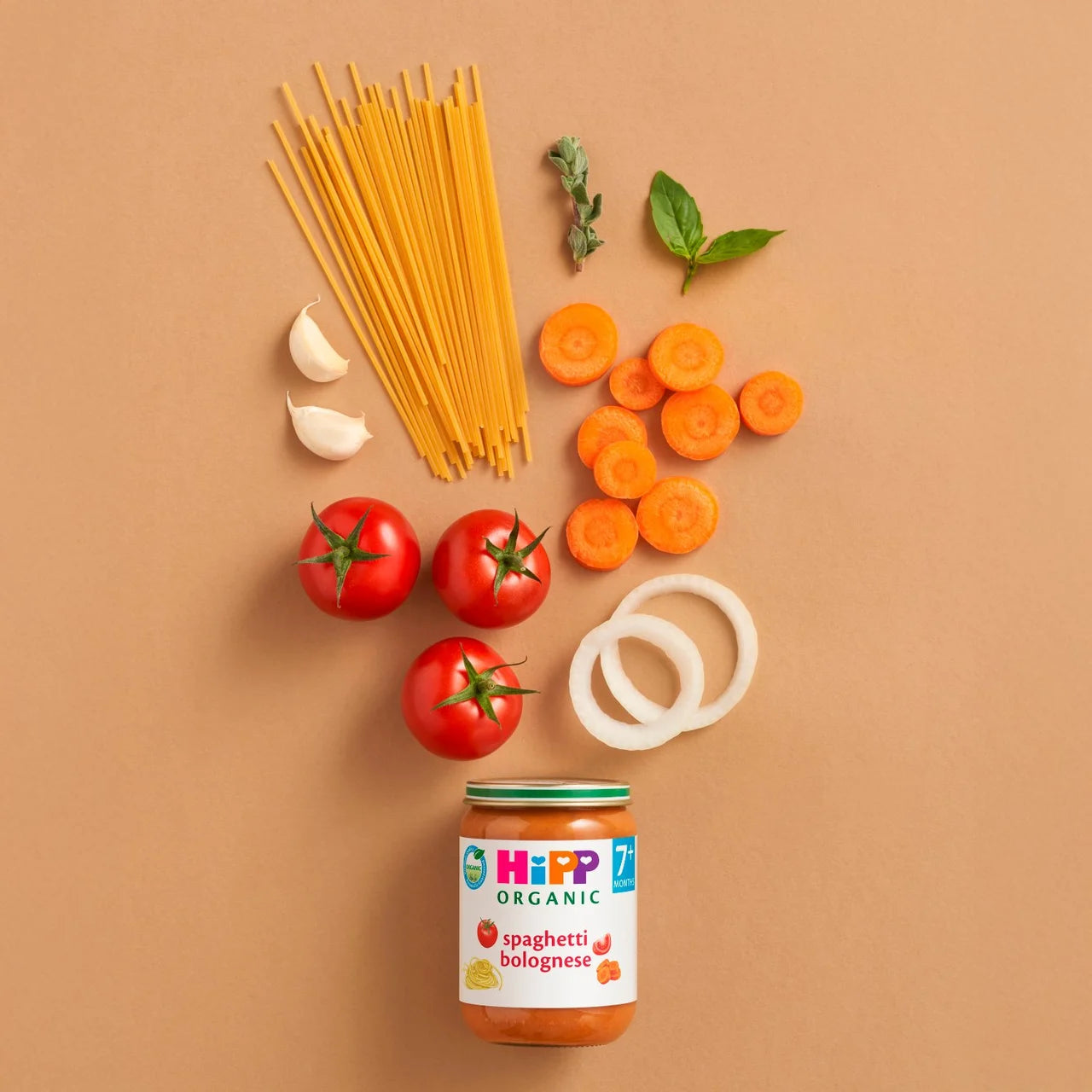 HiPP Organic Spaghetti Bolognese Baby Food Jar 7+ Months 190g