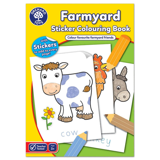 Orchard Toys Farmyard Sticker Colouring Book