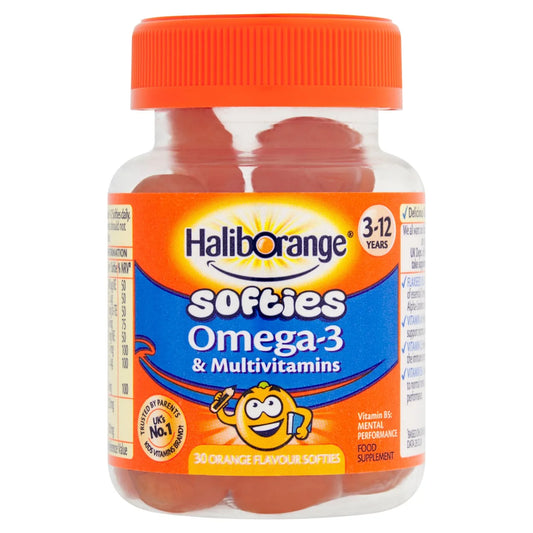 Haliborange Multivitamin & Omega-3 Softies 3-12 yrs 30 per pack