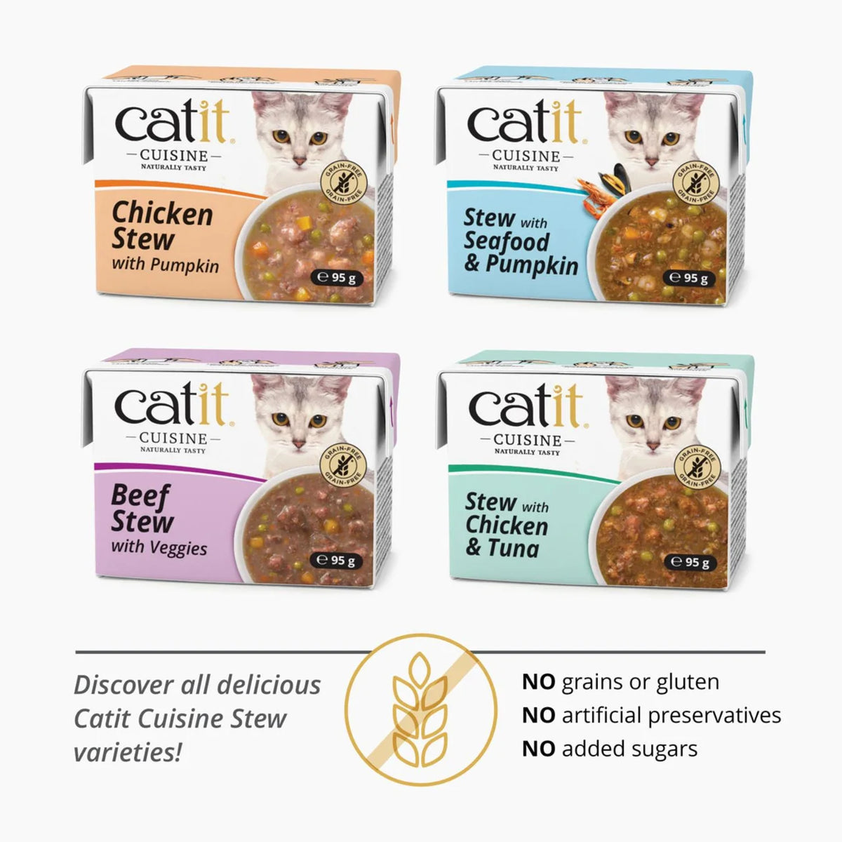 Catit Cuisine Beef Stew 95g