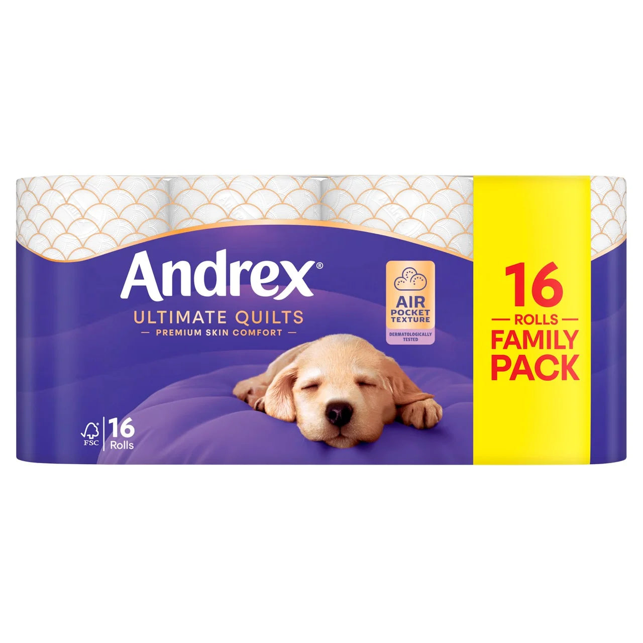 Andrex Ultimate Quilts Toilet Roll 16 per pack
