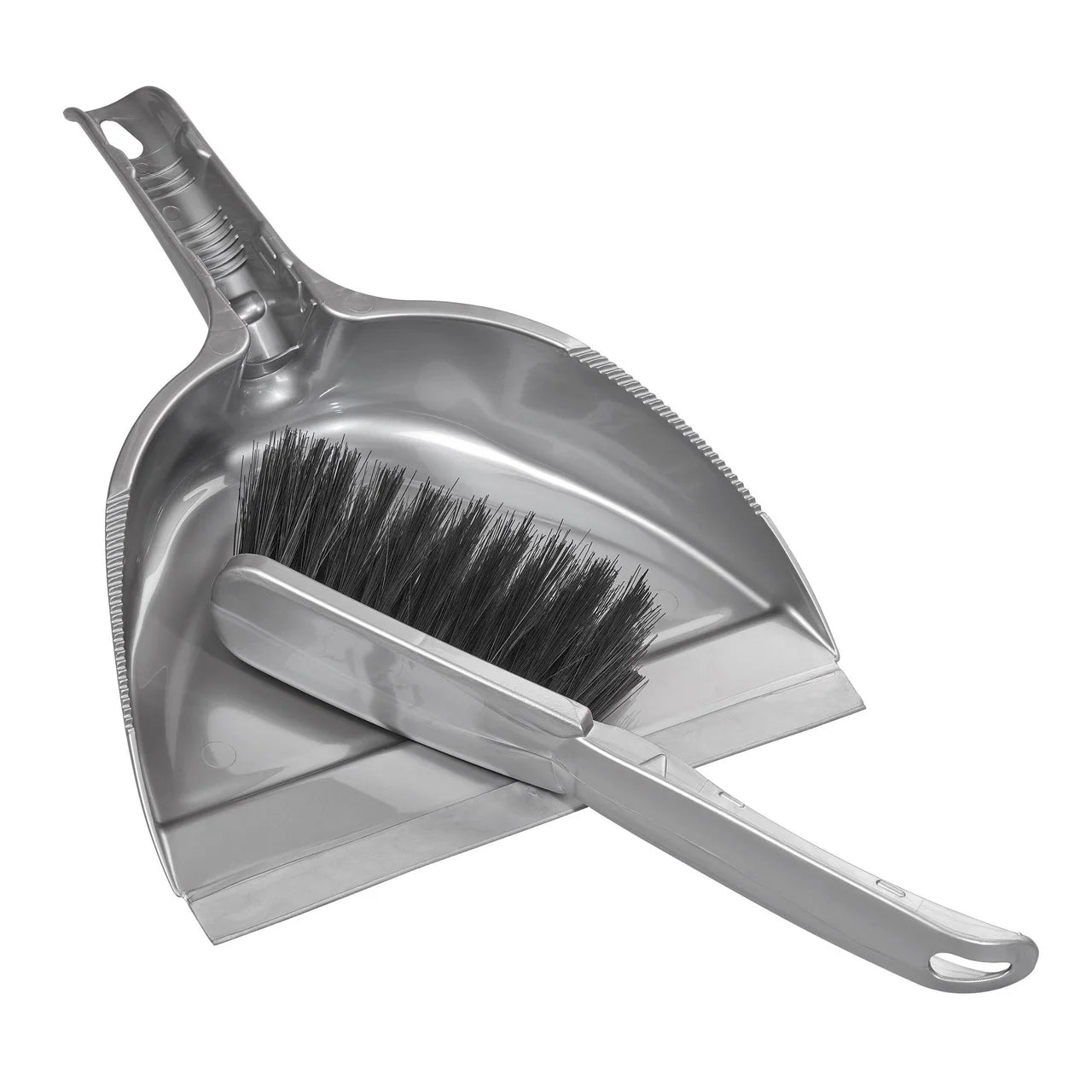 Elliott Dustpan & Brush Set Silver Soft