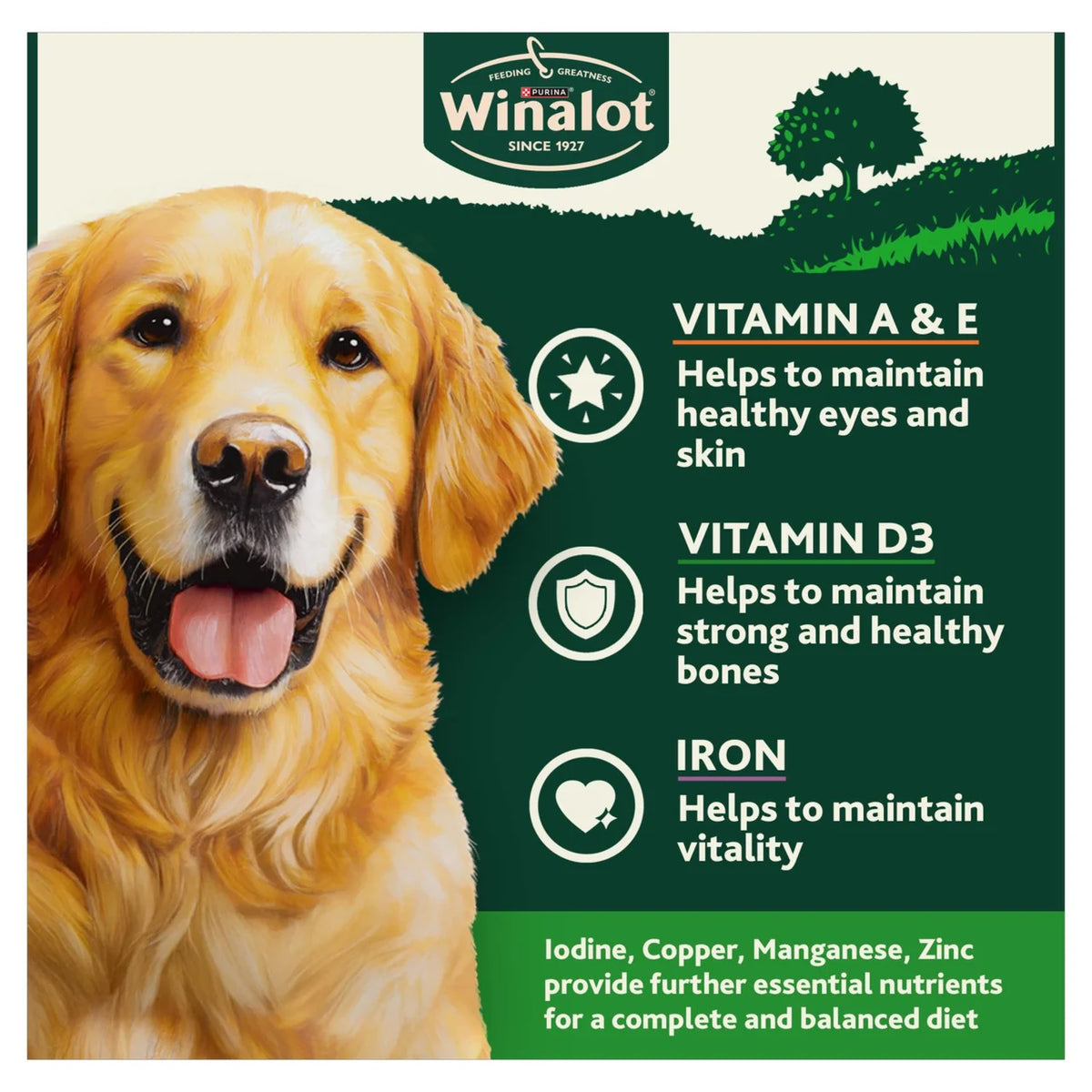 Winalot Cod in Gravy Wet Dog Food 6 x 400g