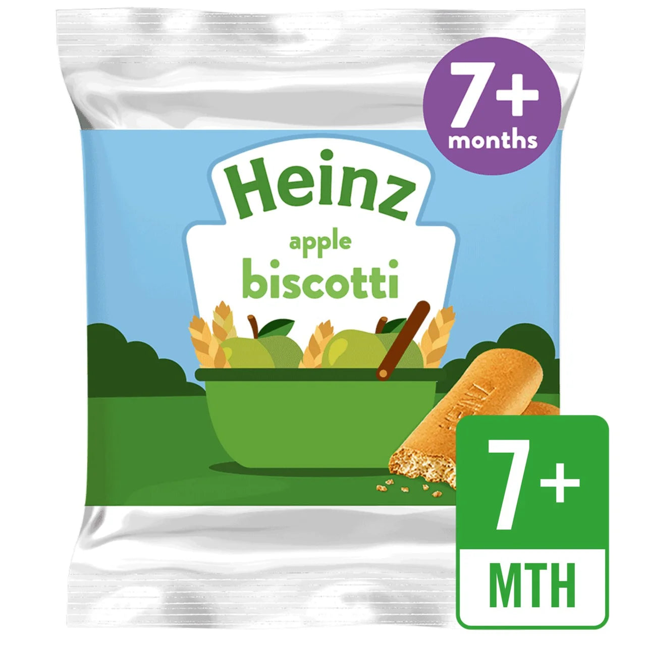 Heinz Apple Biscotti Baby Snack 7+ Months 60g