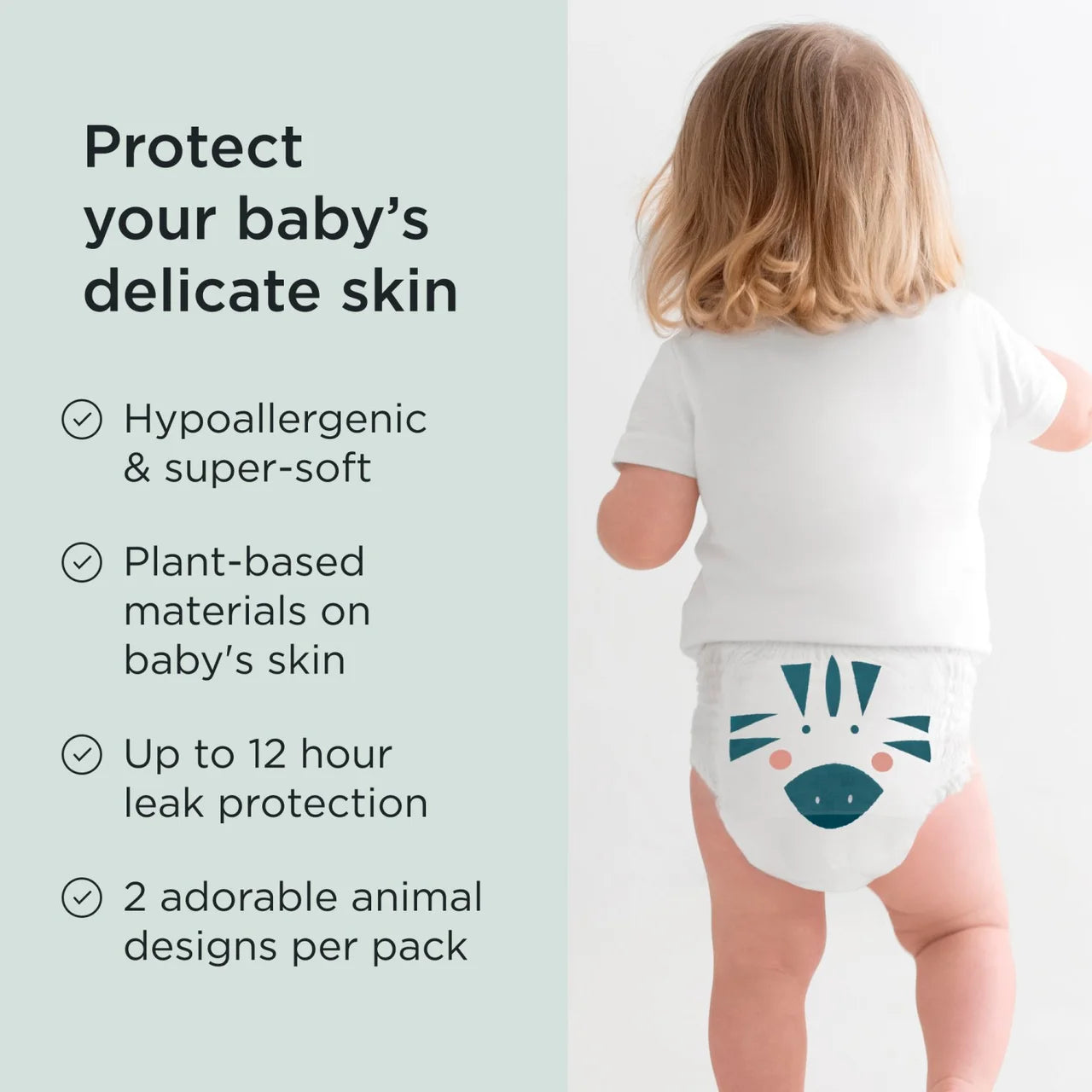 Kit & Kin Hypoallergenic Nappy Pants Size 5 (12-17kg) 20 per pack