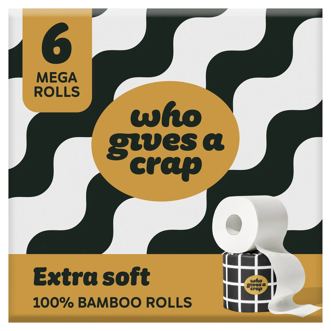 Who Gives A Crap Extra Soft Mega Rolls 6 per pack