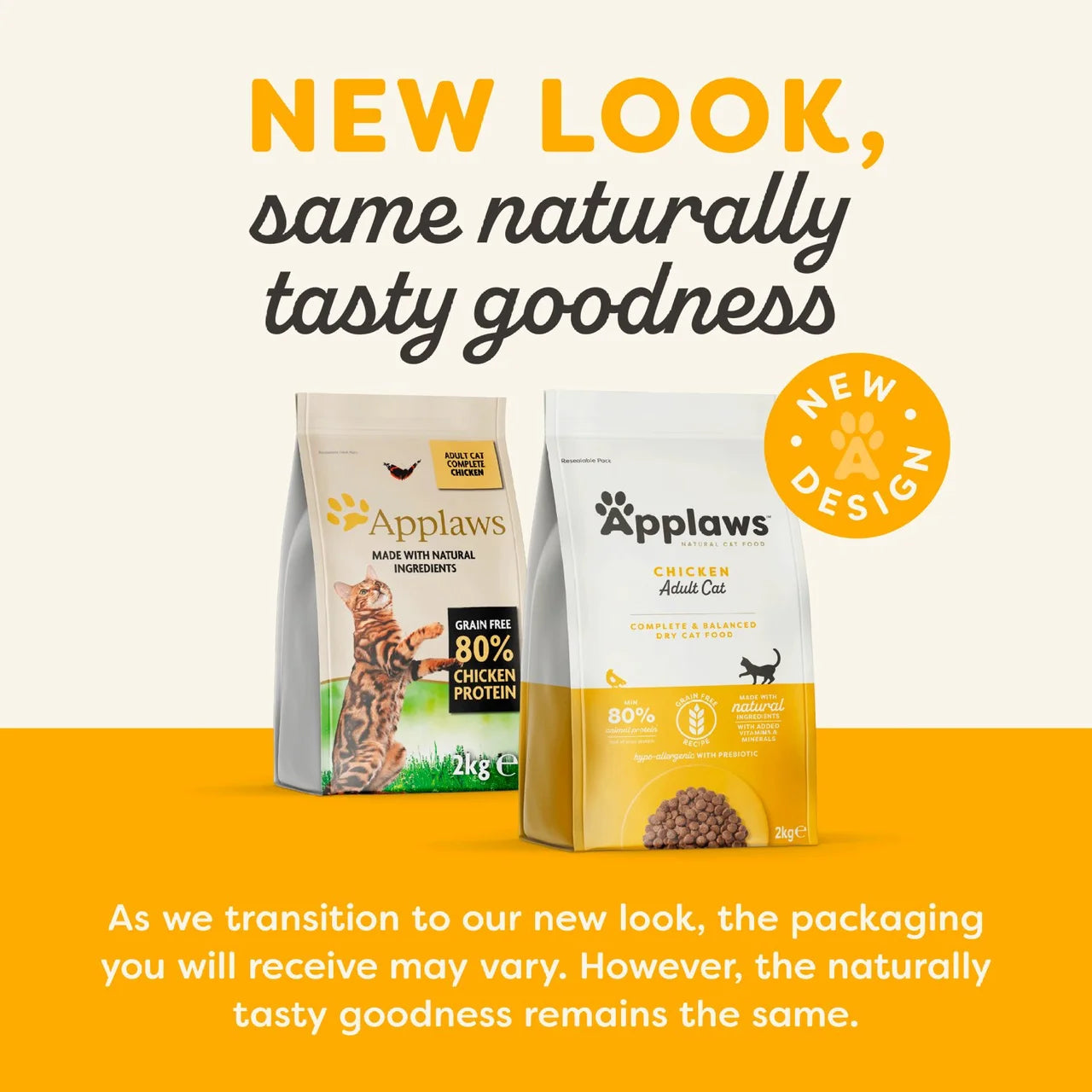 Applaws Natural Adult Dry Cat Food Chicken Grain Free 2kg