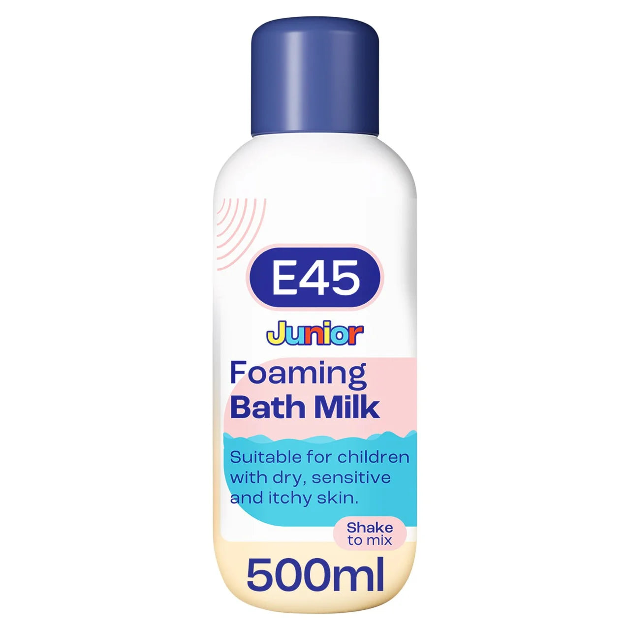 E45 Dermatological Junior Foaming Bubble Bath Milk - Baby & Kids Wash 500ml