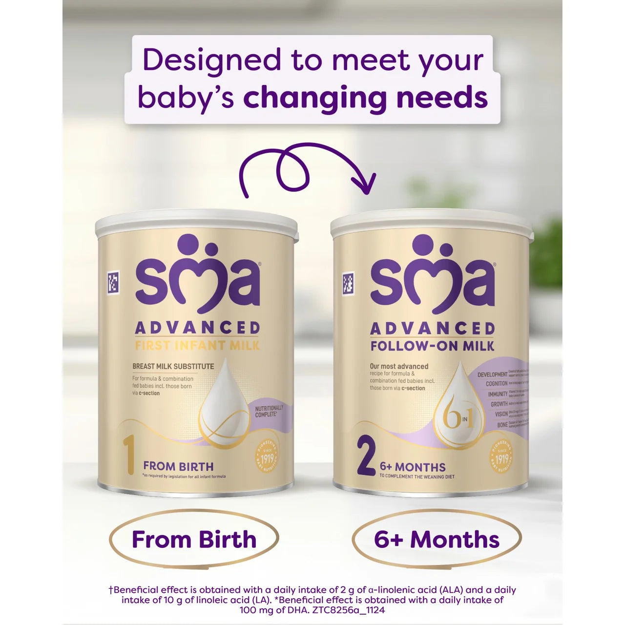 SMA Advanced First Infant Baby Milk Powder Formula From Birth 800g