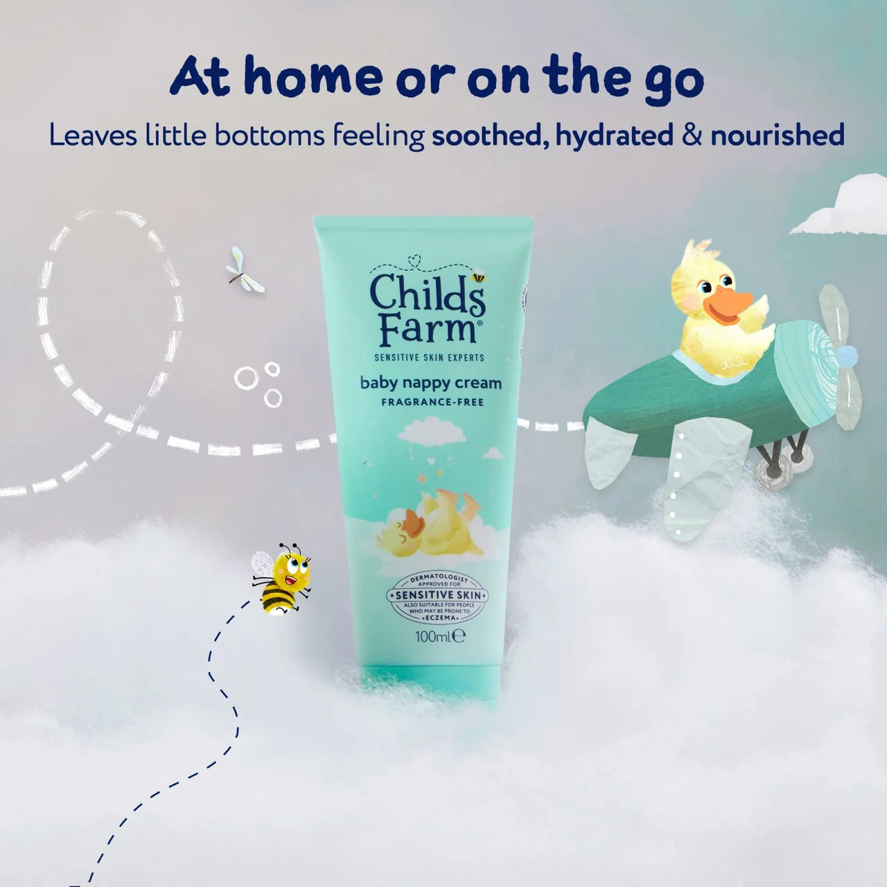Childs Farm Baby Nappy Cream Fragrance-Free 100ml