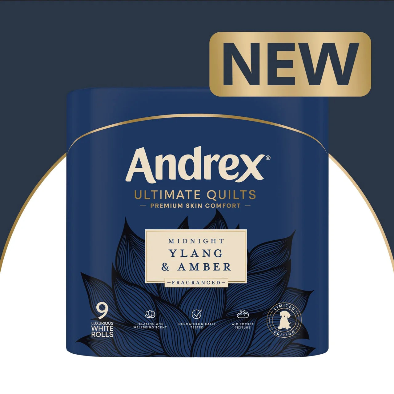 Andrex Ultimate Quilts Midnight Ylang & Amber 9 per pack