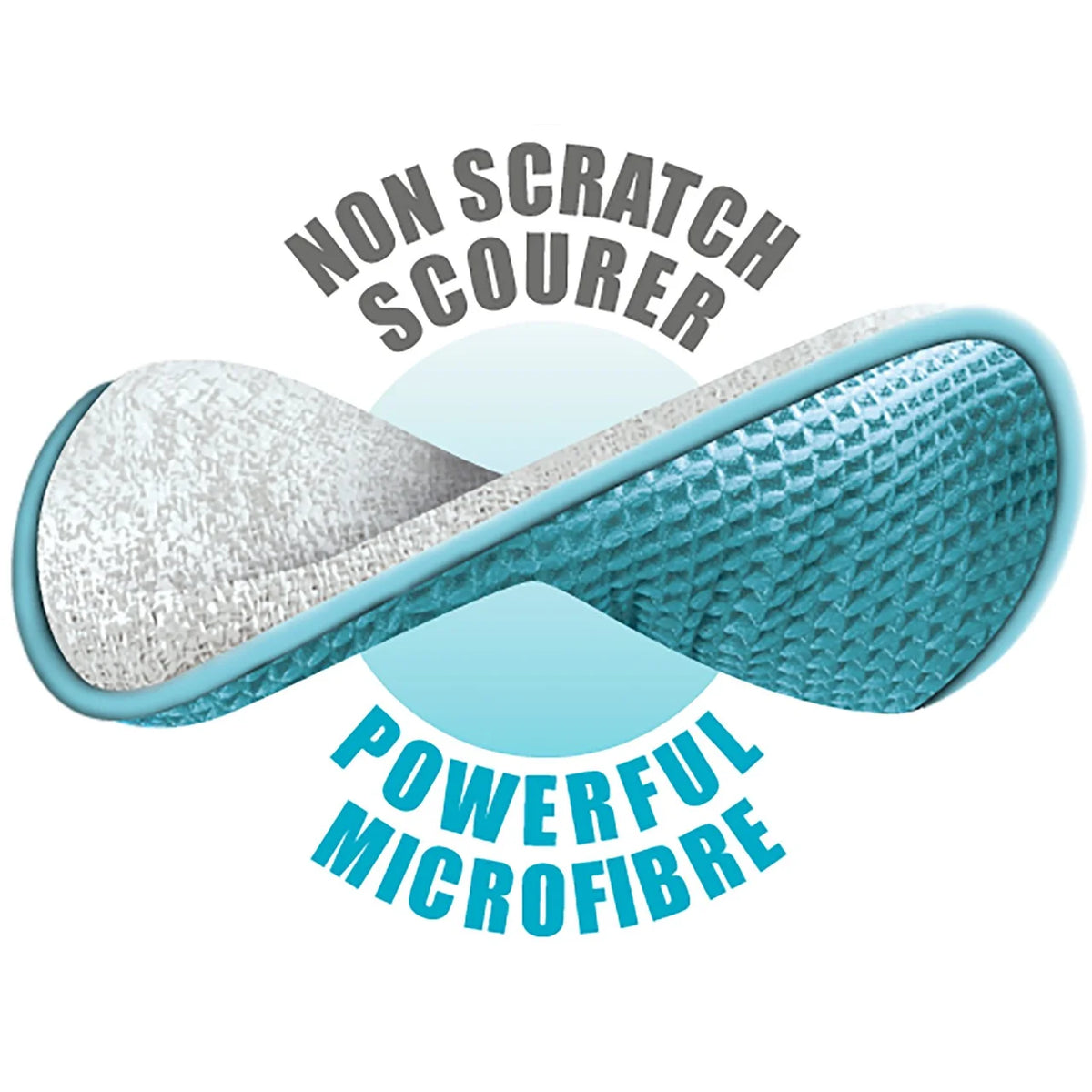 Spontex Scrub & Wipe Microfibre Cleaning Pad