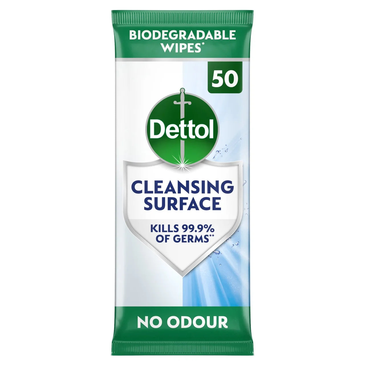 Dettol Antibacterial Multi Surface Cleaning Wipes 50 per pack