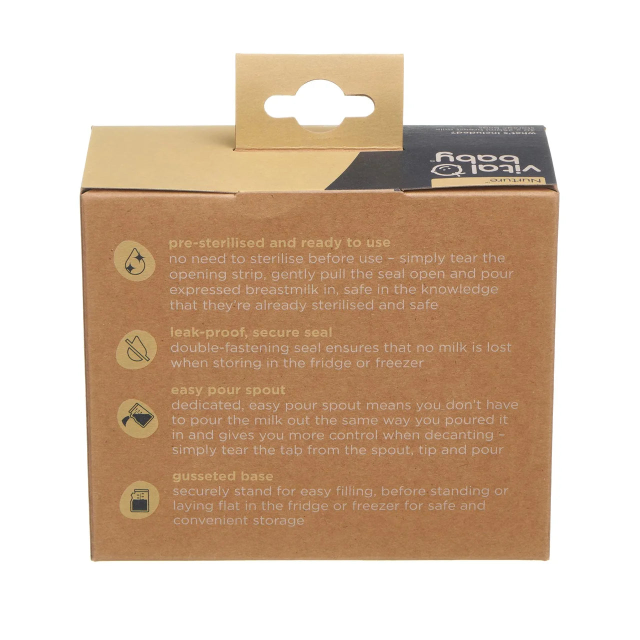 Vital Baby Breast Milk Storage Bags 30 per pack