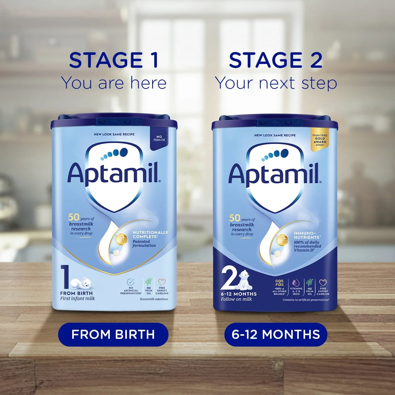 Aptamil 1 First Infant Baby Milk Formula Powder from Birth 800g
