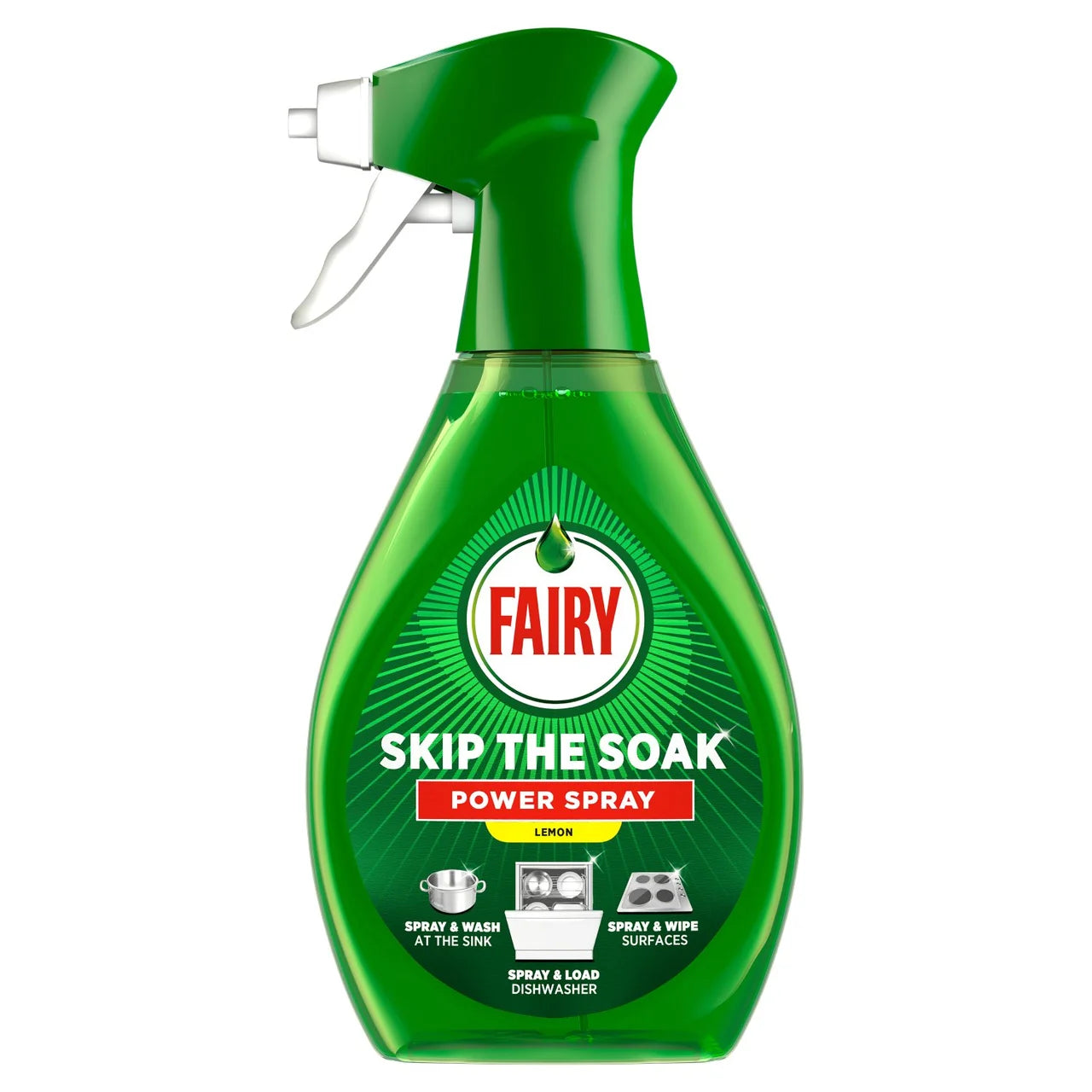 Fairy Skip The Soak Power Spray Lemon 500ml