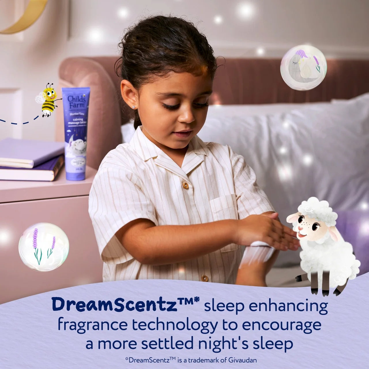 Childs Farm SlumberTime Calming Massage Lotion, Lavender & Moon Milk 150ml