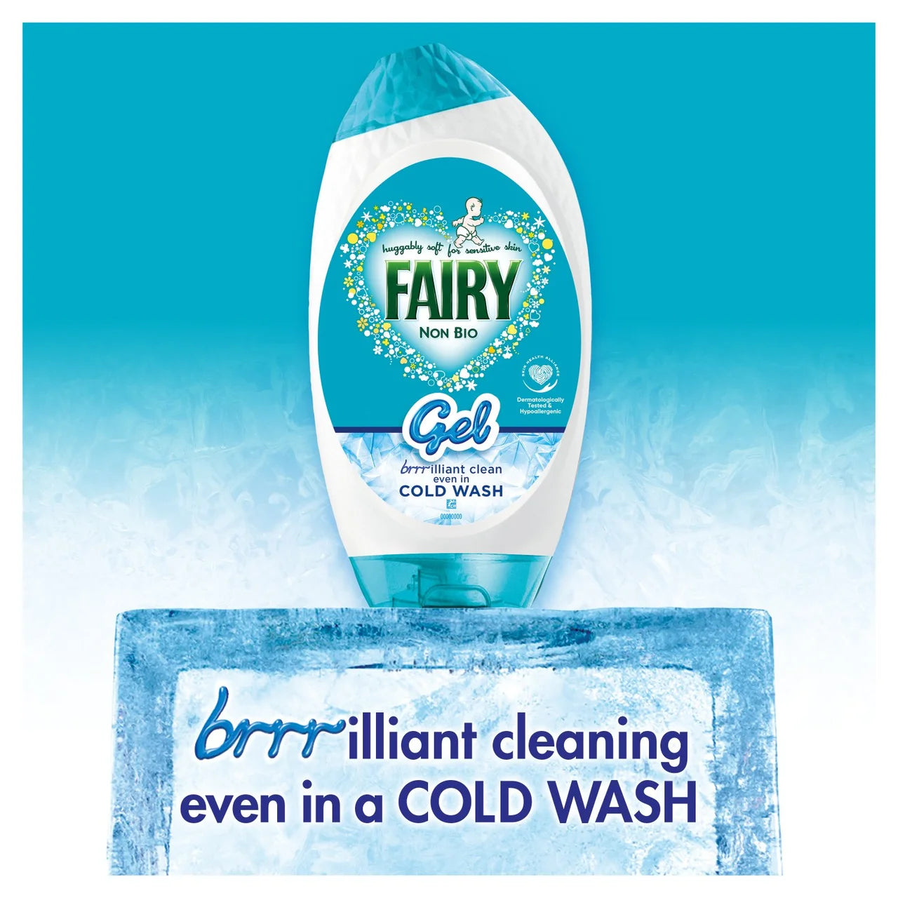 Fairy Non-Bio Washing Liquid Gel For Sensitive Skin 64 Washes 2.1L