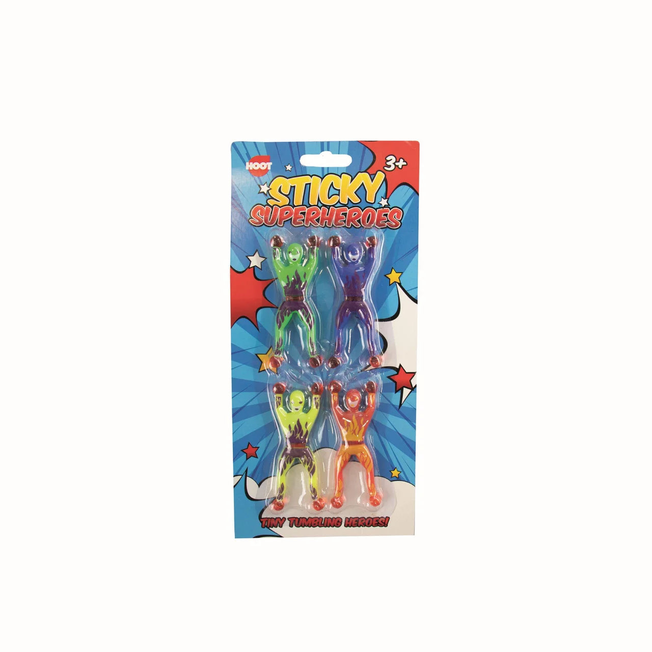 Hoot Sticky Superheroes 4 per pack