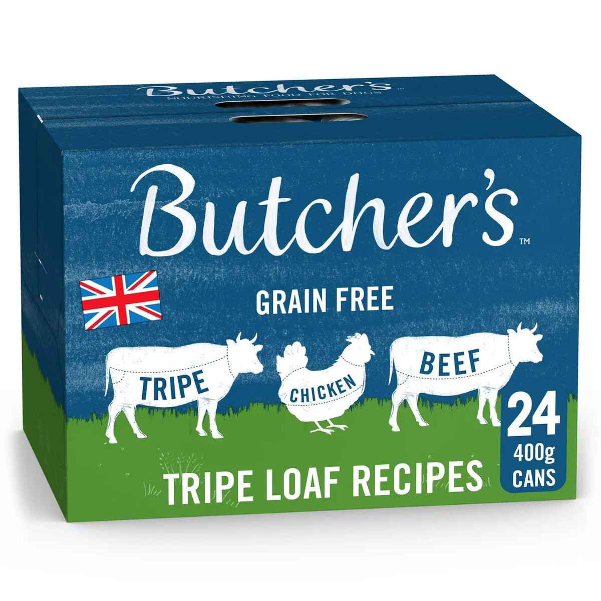 Butcher's Tripe Loaf Recipes Dog Food Tins 24 x 400g