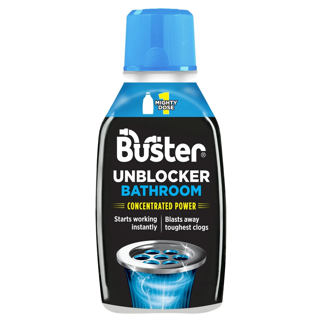 Buster Bathroom Drain Unblocker Mighty 1 Dose 300ml