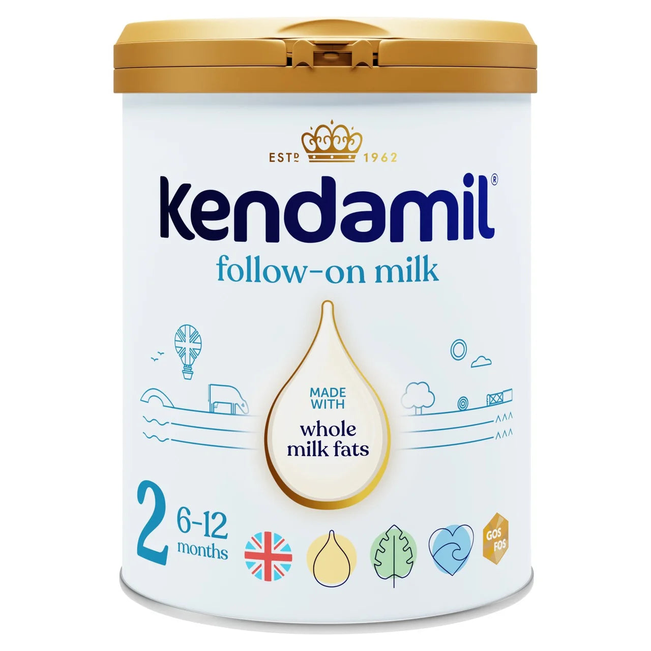 Kendamil Follow On Milk Stage 2 (6-12 Months) 800g