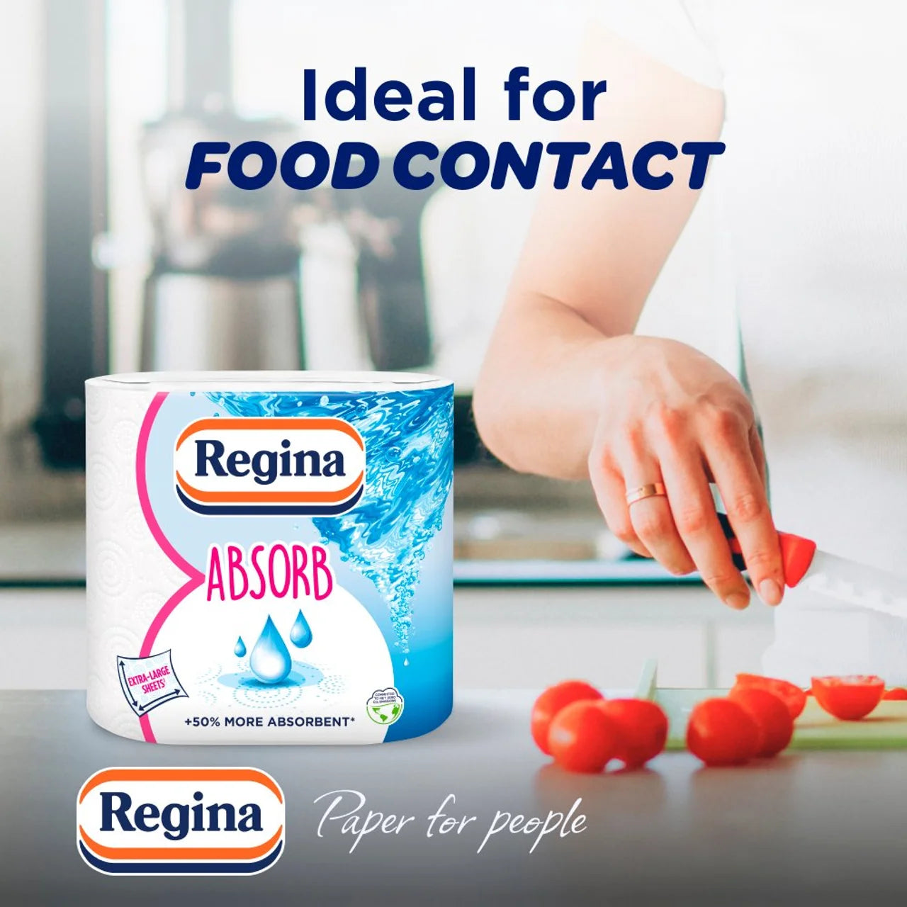 Regina Absorb Kitchen Roll 150 Supersized Sheets 2 Roll