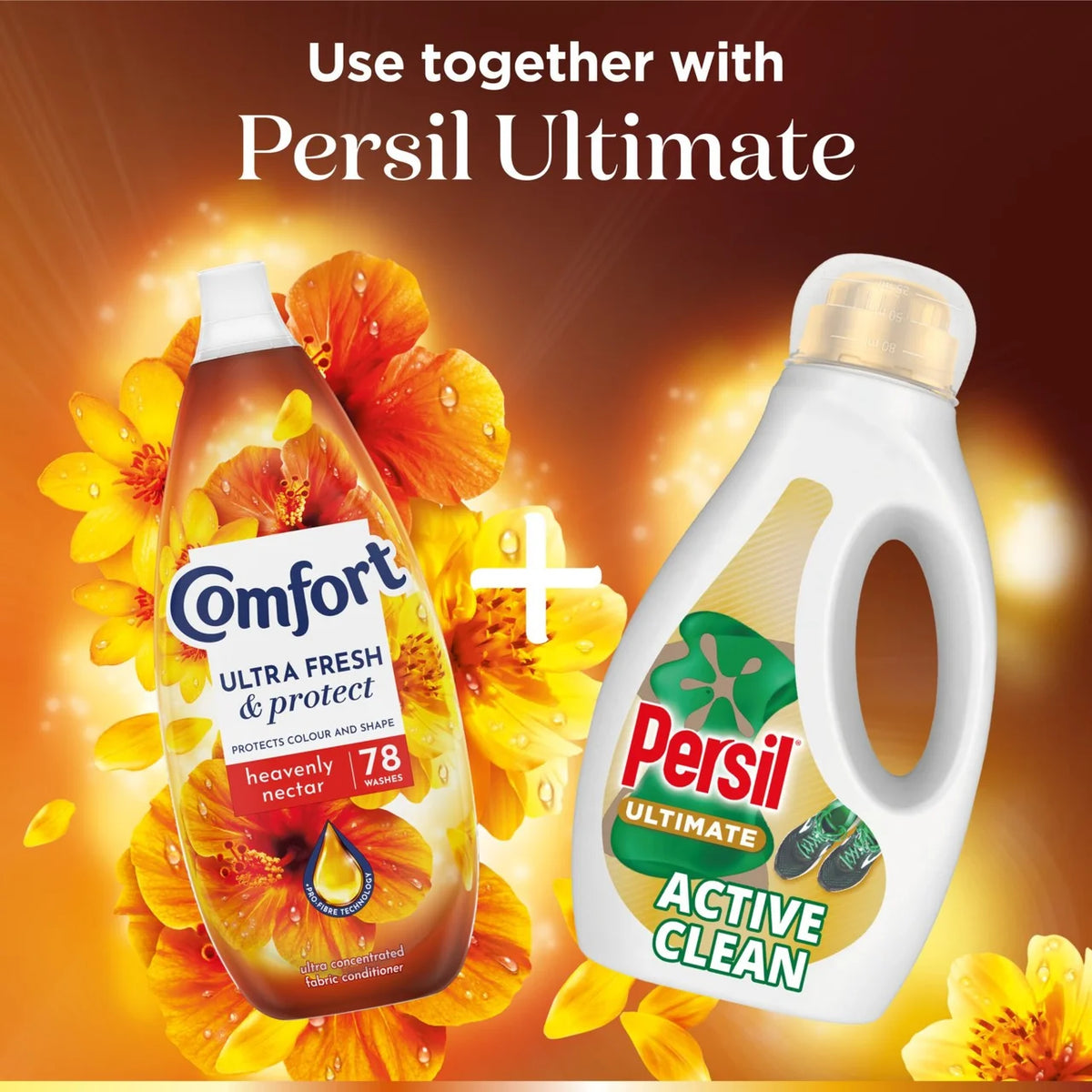 Comfort Ultra Fresh & Protect Fabric Conditioner Heavenly Nectar 78 washes 1.178L