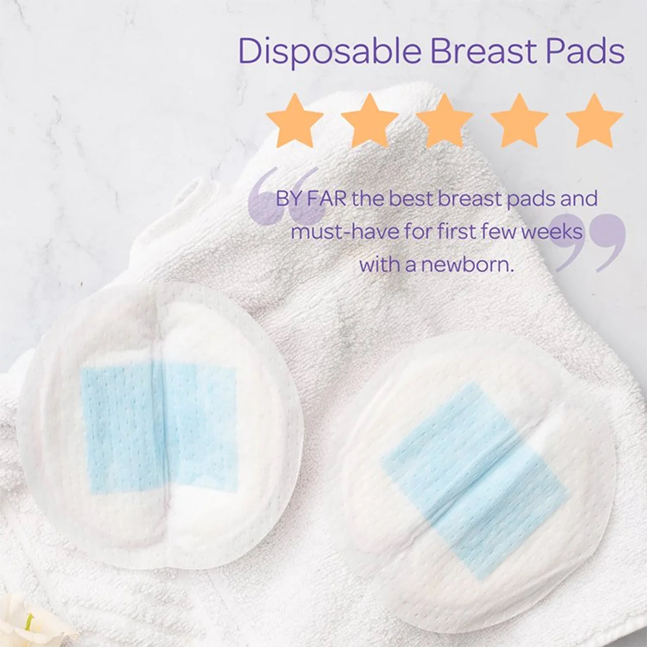 Lansinoh Disposable Nursing Breast Pads 60 per pack