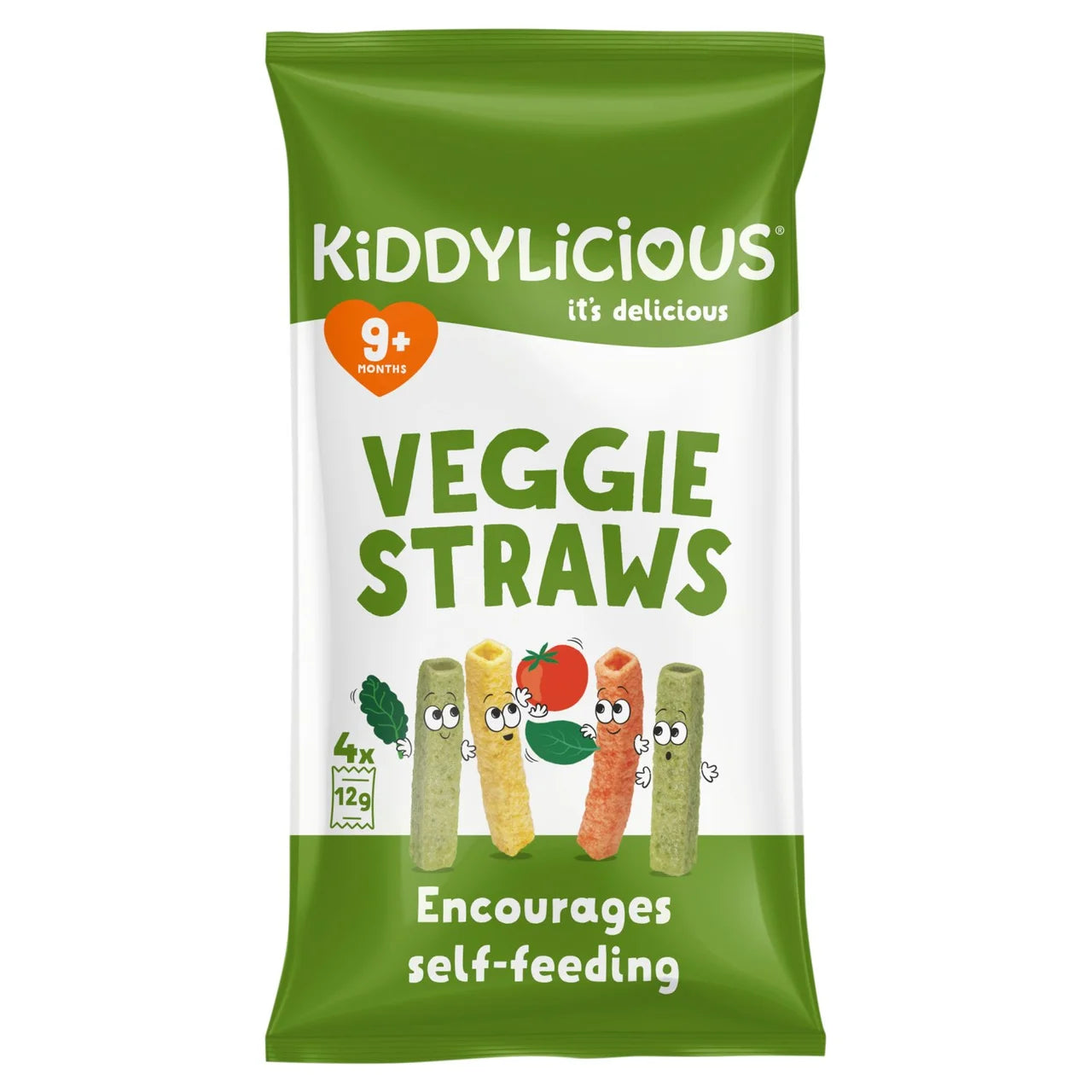 Kiddylicious Veggie Straws Baby Snacks Multi