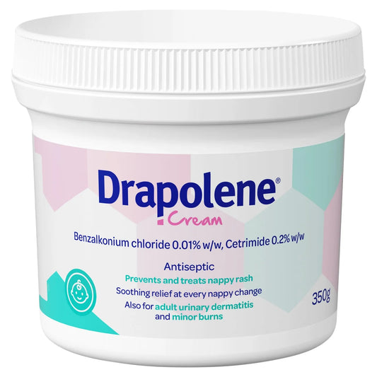 Drapolene Cream Baby Nappy Cream, Large Tub 350g