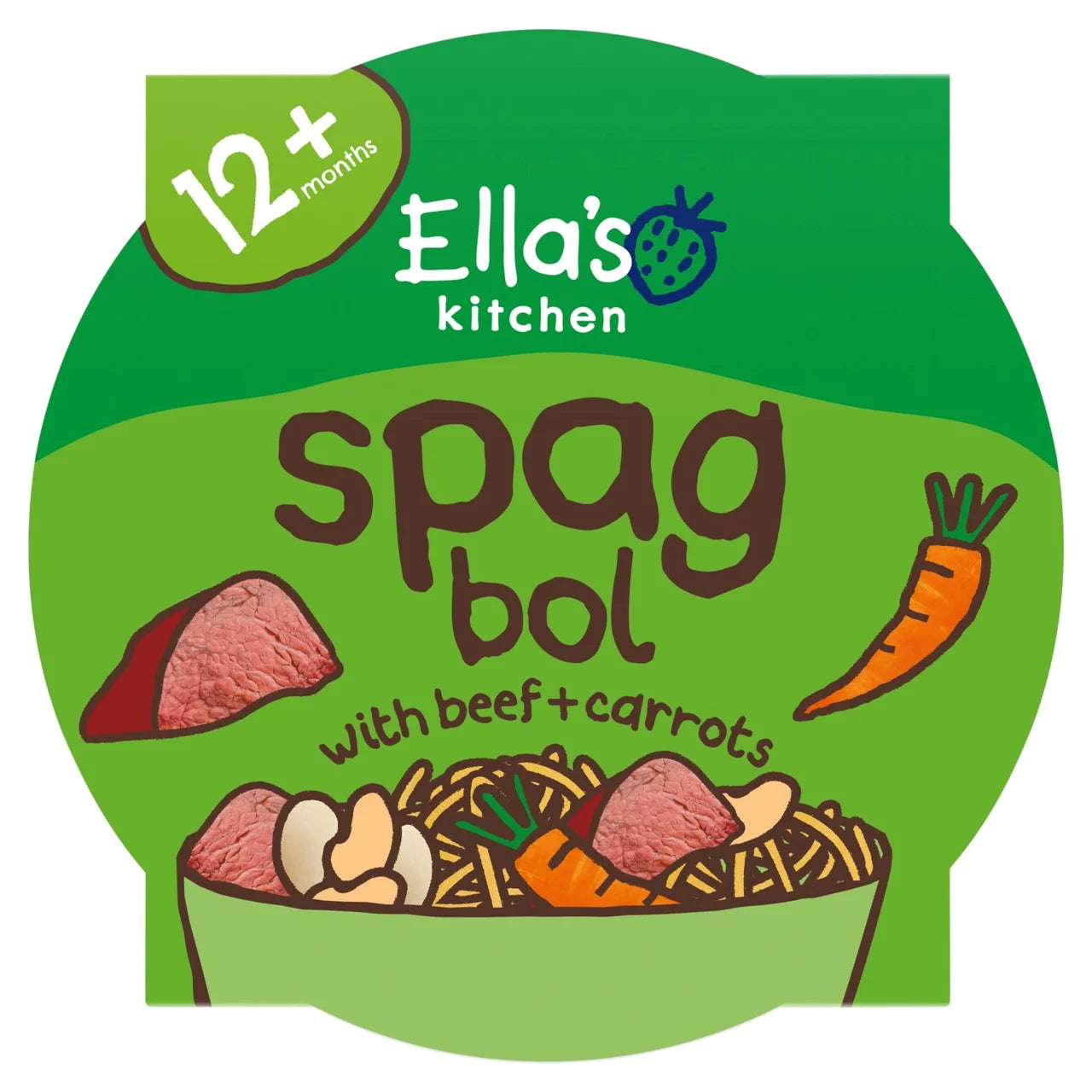 Ella's Kitchen Spaghetti Bolognese Tray 12+ Months 200g