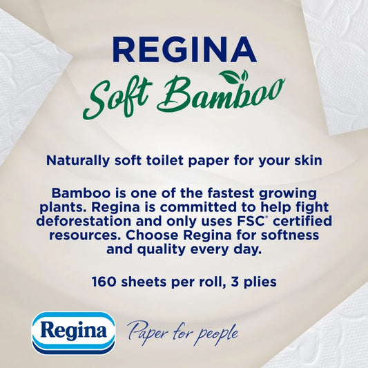 Regina Soft Bamboo Toilet roll 4 per pack