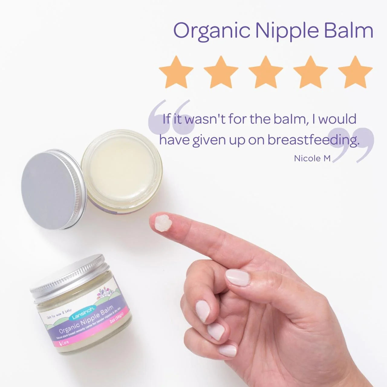 Lansinoh Organic Nipple Balm 60ml