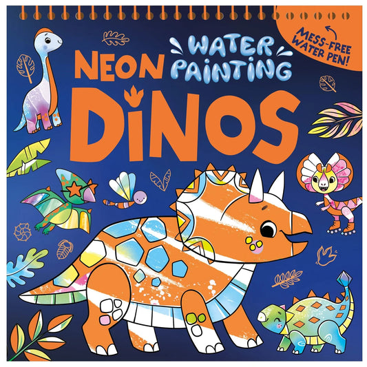 Neon Water Painting - Dinos