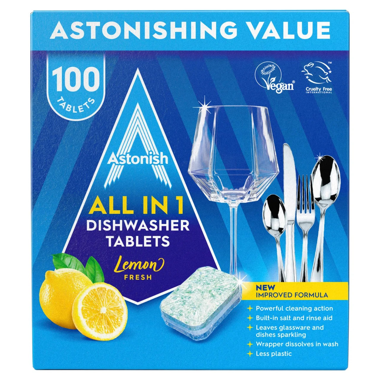 Astonish All in 1 Dishwasher Tablets 100 per pack
