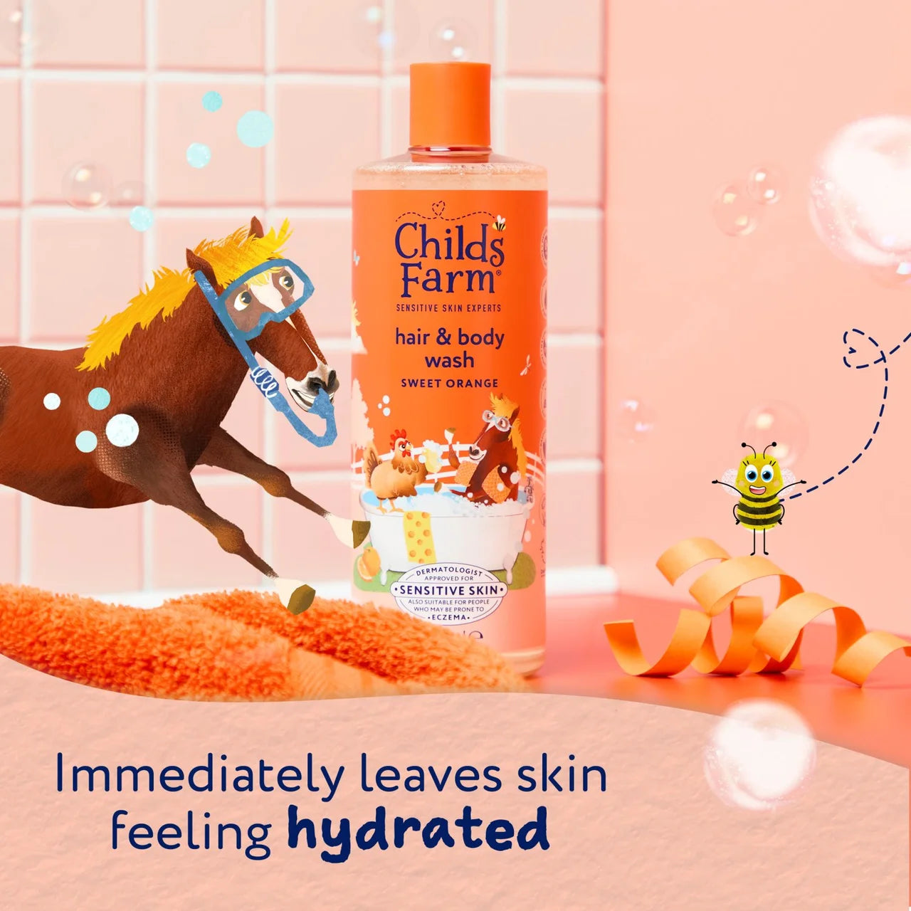 Childs Farm Hair & Body Wash, Sweet Orange 500ml