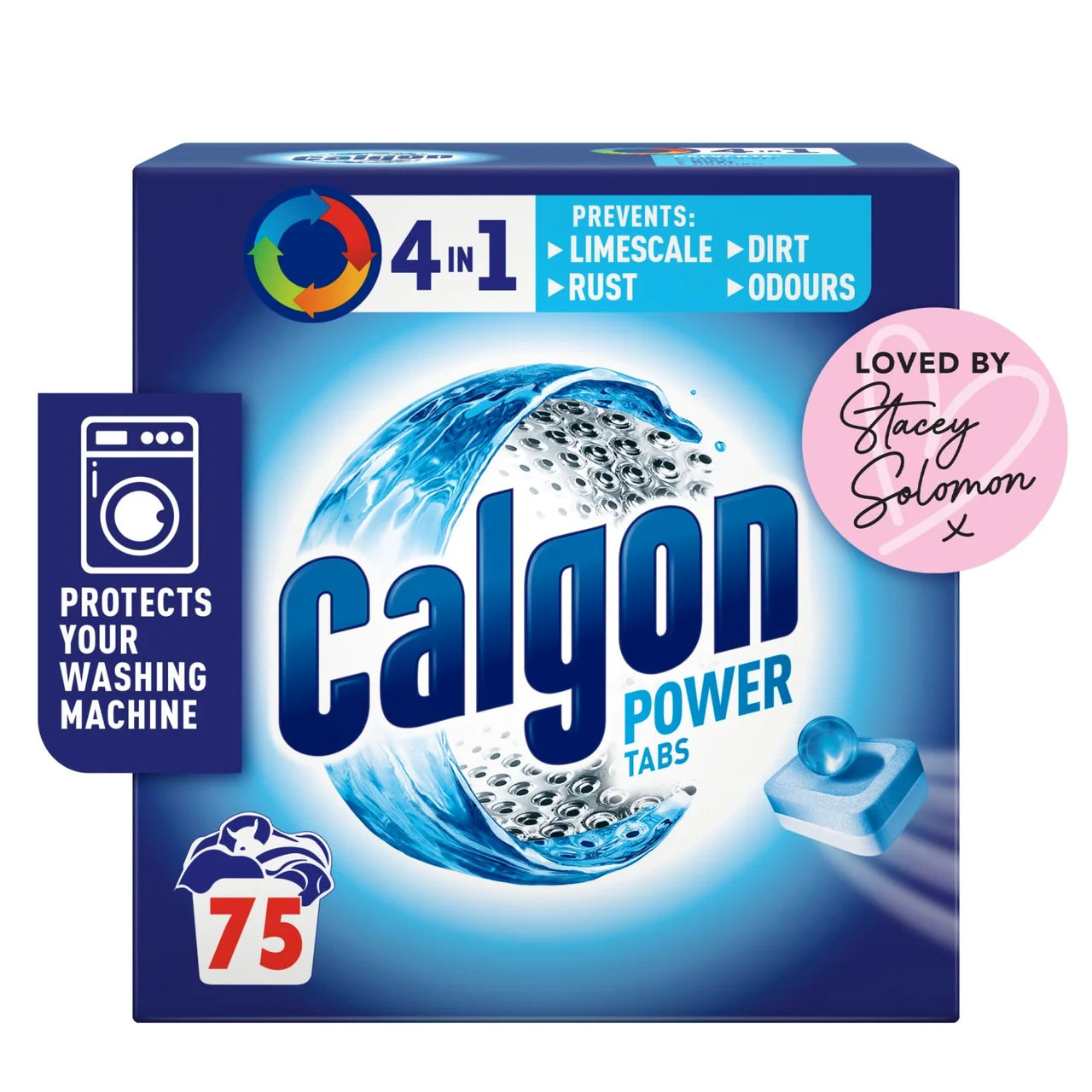 Calgon 4-in-1 Washing Machine Water Softener Tablets 75 per pack