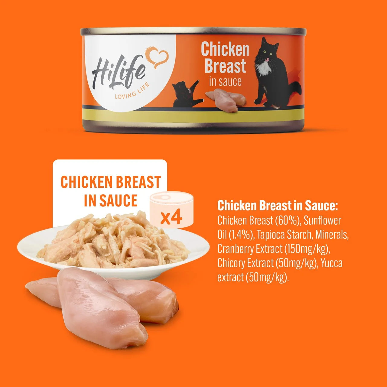 HiLife It's Only Natural Luxury Cat Food Meat Selection 12 x 70g