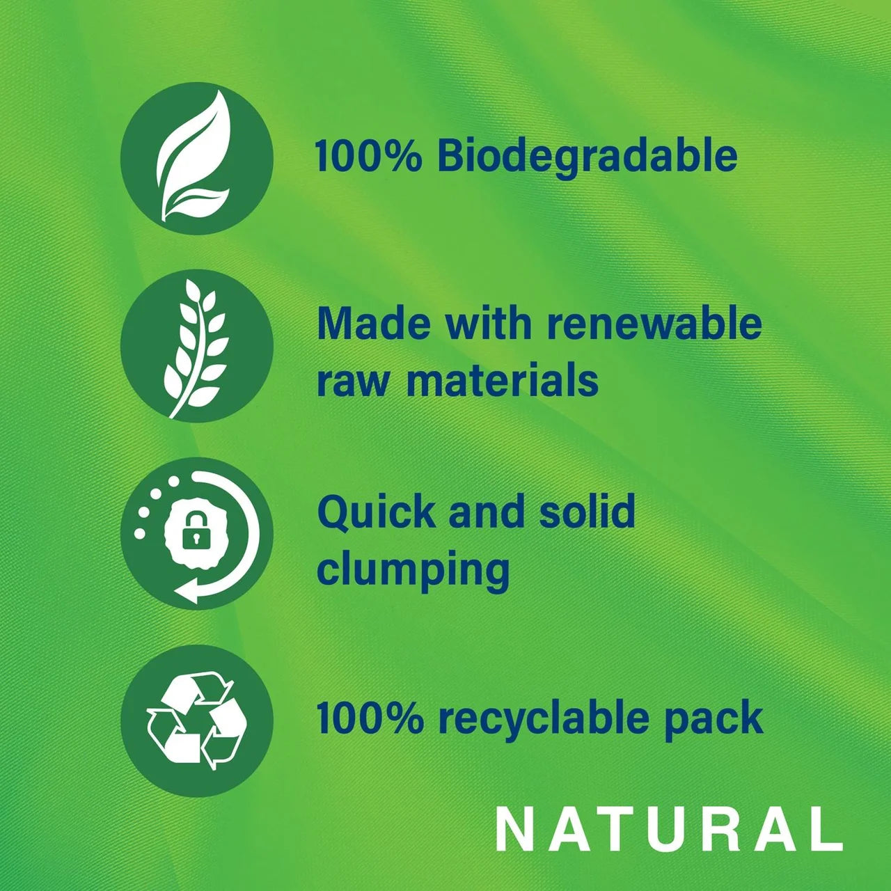 Catsan Natural 100% Biodegradable Clumping Odour Control Cat Litter 20L