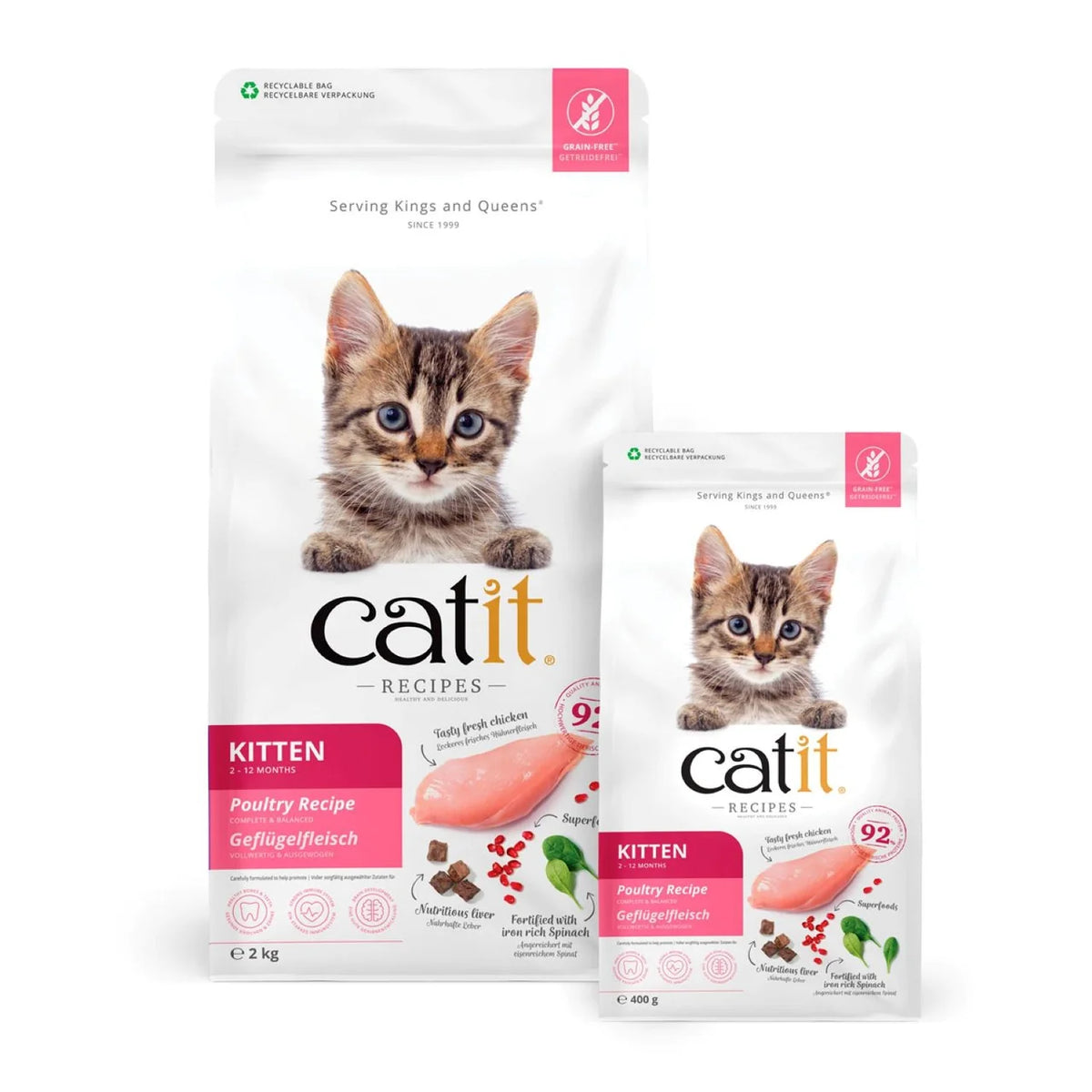 Catit Recipes Dry Kitten Poultry 2kg